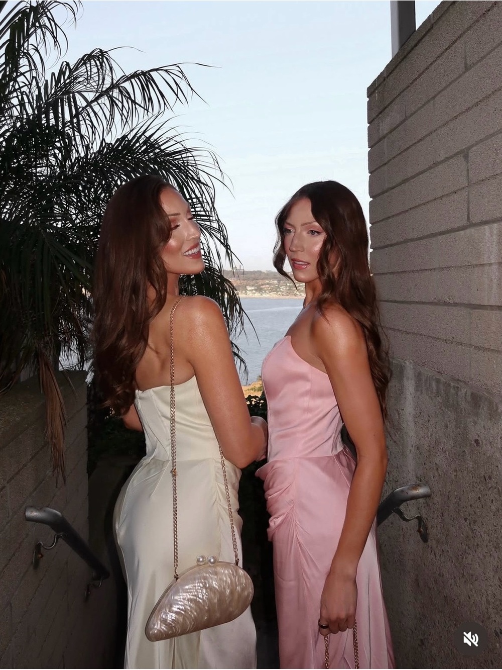 Satin One-Shoulder Maxi Dress in Blush Pink - Women's Evening Gown